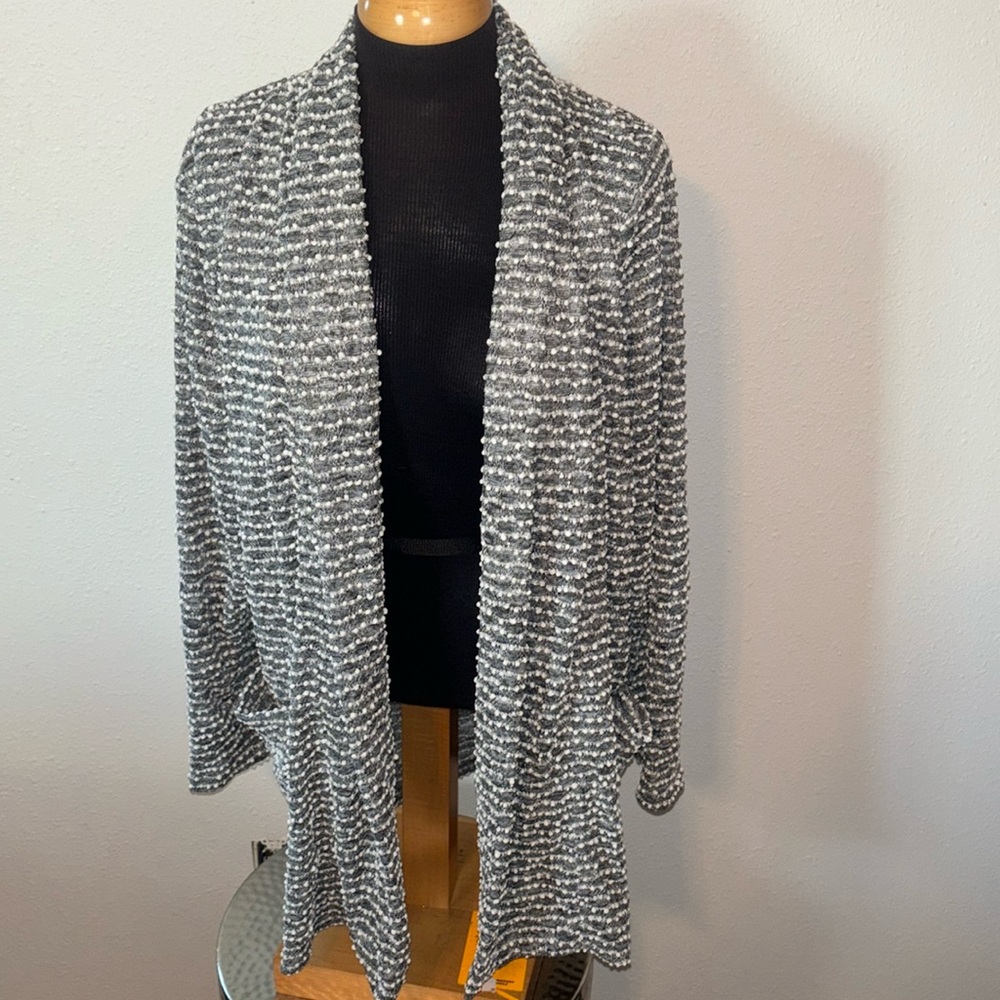 Lane Bryant Popcorn Knit Open Front Cardigan size 18/20
